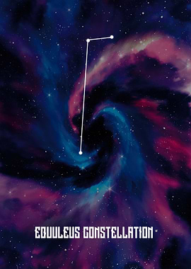 Equuleus Constellation Art