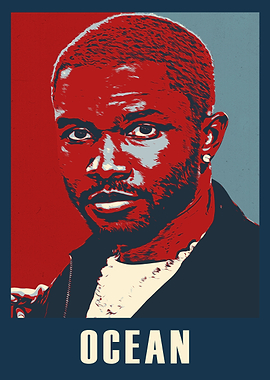 Frank Ocean Portrait in Hope Style