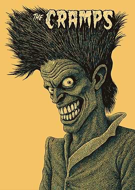 The Cramps band poster art