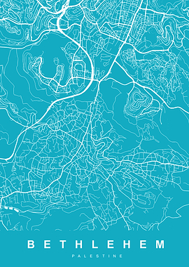 Bethlehem, Palestine City Map