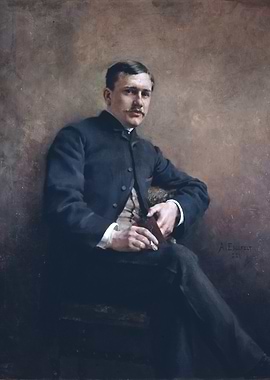 Portrait of a Man with Moustache