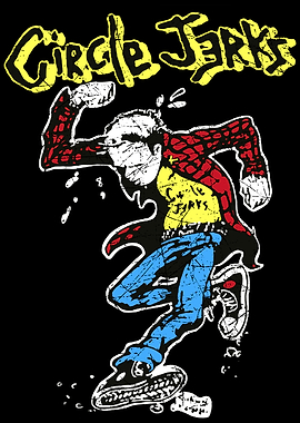 Circle Jerks Band Cartoon Image