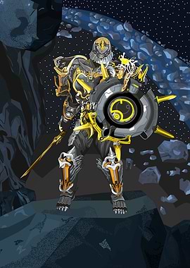 Armored Warrior in Space Environment