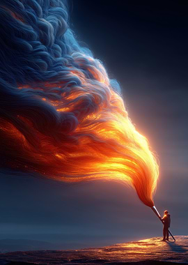 Painting the Sky with Fire