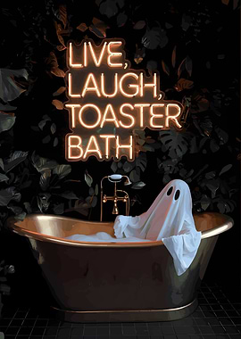 Ghost in Toaster Bath