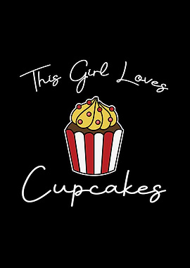 This Girl Loves Cupcakes Graphic