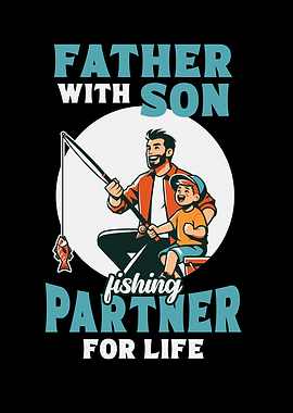 Father and Son Fishing Partner