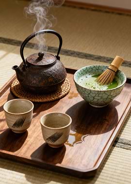 Japanese matcha Tea Still Life