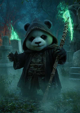 Panda Grim Reaper