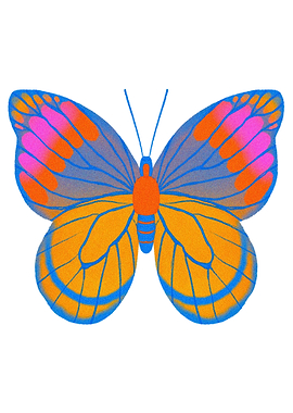 Colorful Butterfly Illustration