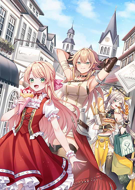 Anime Girls on a European Street