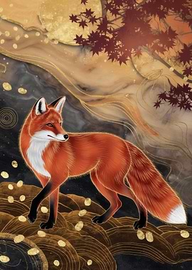 Red Fox in Autumn