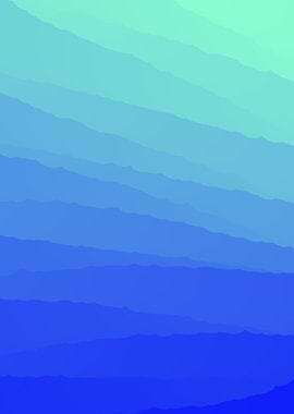 Abstract Blue and Green Gradient Layers