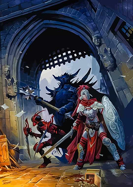 Pathfinder Warriors at Castle Gate