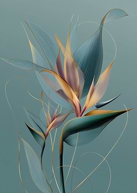 Bird of Paradise Filigree