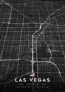 Las Vegas Nevada City Map