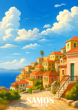 Samos, Greece: Coastal Scene
