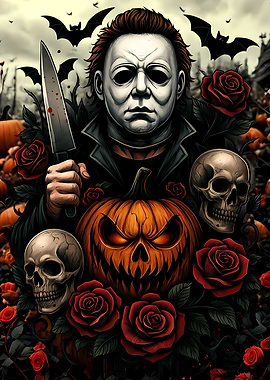 Michael Myers Halloween Horror Art