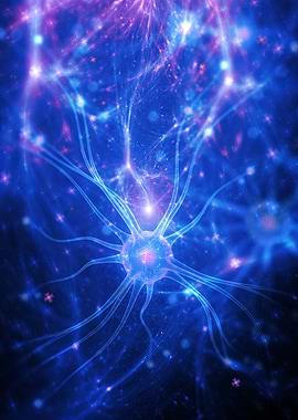 Abstract Neural Network Digital Art