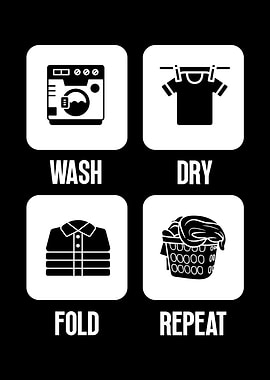 Laundry Cycle: Wash, Dry, Fold, Repeat