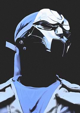 MF DOOM Portrait with Mask