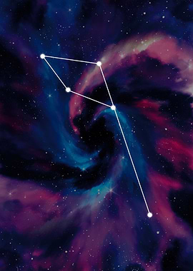 Aries Constellation in Space