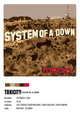 System of a Down Toxicity Album Cover
