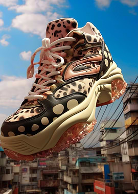 Animal Print Sneaker'