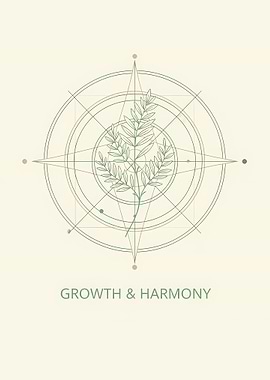 Growth and Harmony Botanical Design