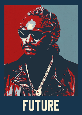 Future Portrait in Pop Art Style