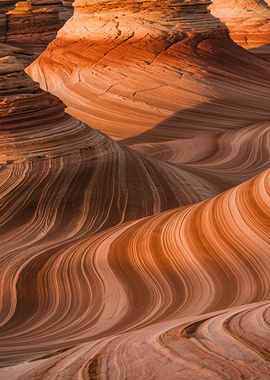 The Wave sandstone formation Arizona landscape