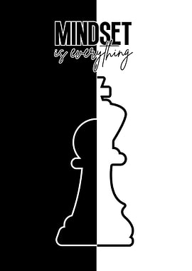 Mindset is Everything Chess Piece