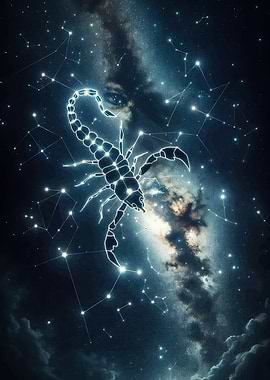 Scorpio constellation space