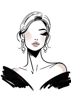 Elegant Woman Portrait