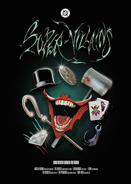 Iconic DC Villains: Emblems of Chaos