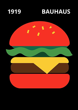 Bauhaus Burger Art