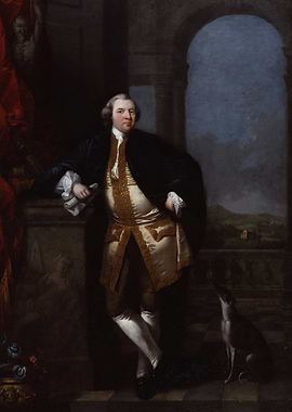 Portrait of a Gentleman with Dog
