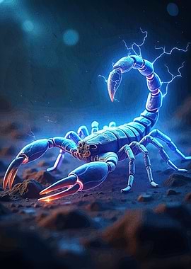Electric Scorpion Dark Ground