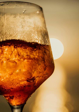 Aperol Spritz at Sunset