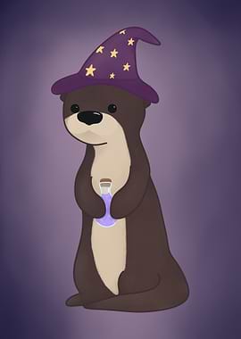 Otter Witch with Potion