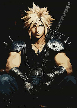 Cloud Strife Illustration