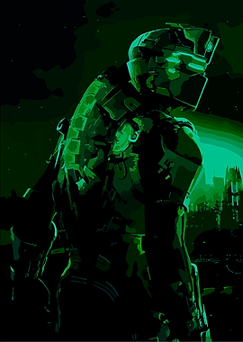 Dead Space Isaac Clarke Green