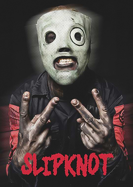Slipknot masked figure portrait