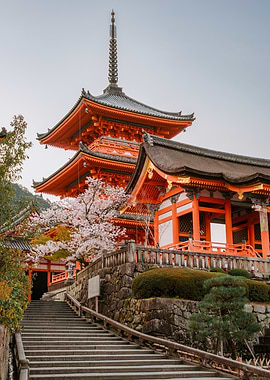Kiyomizu-dera Temple in Kyoto, Japan
