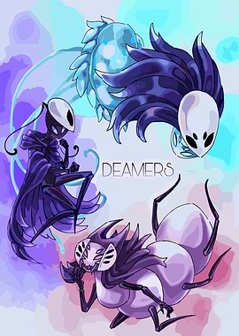Hollow Knight Dreamers Illustration