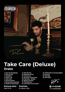 Drake - Take Care (Deluxe) Album Cover