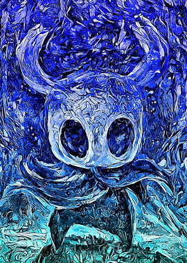Hollow Knight Blue Abstract