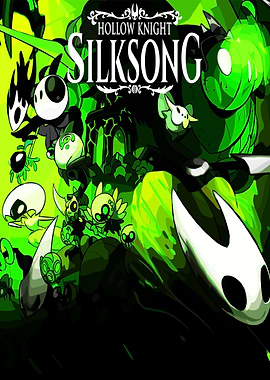 Hollow Knight: Silksong Game Cover Art