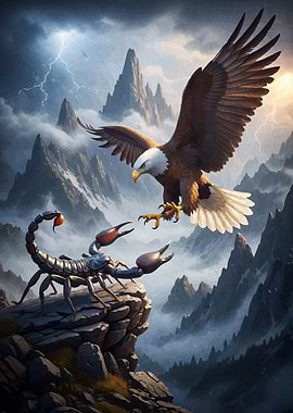 Eagle versus Scorpion Mountain