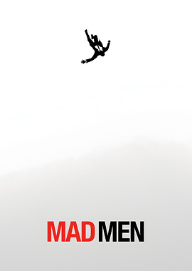 Mad Men Falling Man Poster